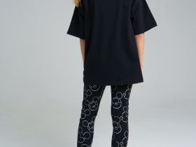 Комплект для девочки с принтом Disney: футболка, леггинсы