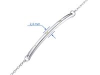 Браслет из серебра с бриллиантами э0601бр03184300