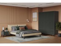 Распашной шкаф Трейвис 4-181x205 Пихтовый