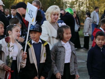 Первоклассников сегодня много