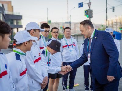 Альберт Семенов встретился с монгольской делегацией игр «Дети Азии»
