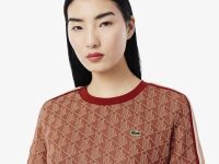 Женская хлопковая футболка Lacoste