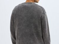 Джемпер с рваным дизайном, Серый