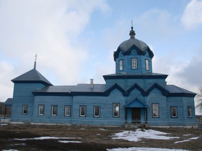 Церковь Михаила Архангела с интерьером (деревянная)