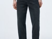 Прямые джинсы, Серый