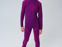 Термокомплект трикот. для девочек: фуфайка (футболка) с длин. рук, брюки для эпизод. использования