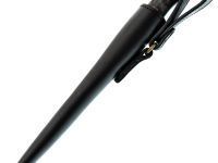 Нож Лидер 1, сталь D2, рукоять темная карельская береза синяя