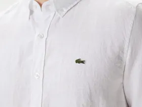 Мужская льнаная рубашка Lacoste