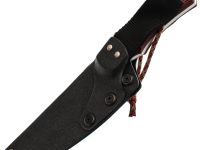 Нож Pocket Wolf Универсал конвекс, сталь AUS10Co, рукоять G10, черно-красный