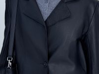 Тренч из натуральной кожи