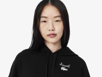 Женская флисовая толстовка Lacoste оверсайз