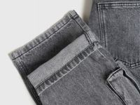 Джинсы с карго-карманами для мальчиков, Серый