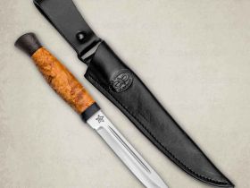 Нож Финка-3, карельская береза, 95х18