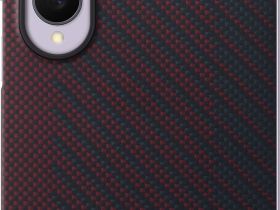 Чехол Samsung Carbon Magnet Case Galaxy Z Fold8 тёмно-бордовый