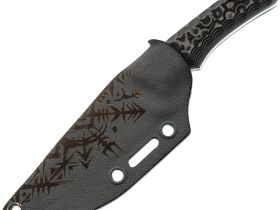 Нож Pocket Wolf Кело, сталь AUS-10, рукоять G10, серый с рисунком