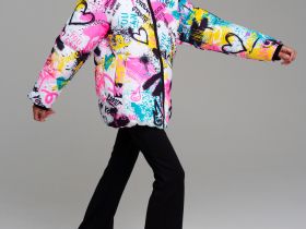 Куртка текстильная с полиуретановым покрытием для девочек