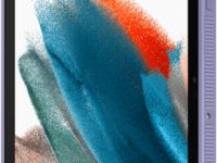 Чехол Samsung Clear Edge Cover Tab A8 прозрачный с фиолетовой рамкой