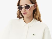 Женское поло Lacoste из смеси эластичного органического хлопка
