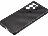 Чехол-накладка PiBlue Flagship Case для Samsung Galaxy S22+ (карбоновый в полоску черно-серый)