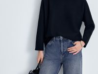 Джемпер с шерстью свободного силуэта