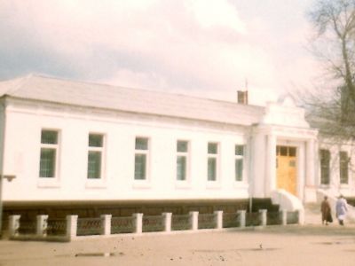 Здание, где работал первым секретарем Тихорецкого райкома ВКП(б) Г.Д. Морозов, погибший в застенках гестапо