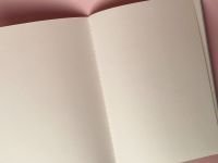 Тетрадь в точку First А5 24 л 90 г, скругленные края, бумага слоновая кость, сшивка