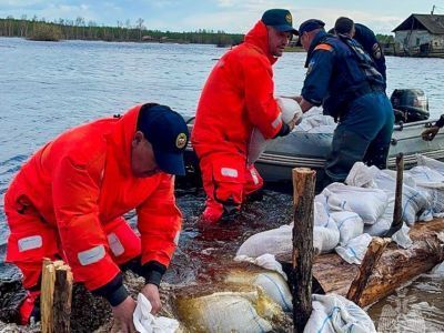 В Таттинском районе подтопило более 50 дворов в селе Черкех
