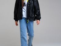 Куртка текстильная с полиуретановым покрытием для девочек (ветровка)