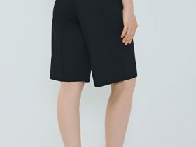 Шорты со складками, Черный