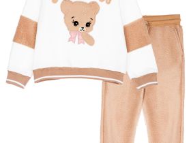Комплект трикотажный для девочек: толстовка, брюки для эпизодической носки