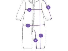 Комбинезон детский трикотажный для девочек
