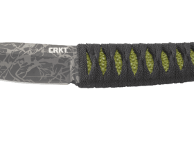 Нож с фиксированным клинком CRKT Akari, сталь 8Cr13MoV, рукоять паракорд