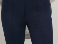 Трикотажные брюки-дудочки