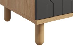 Тумба Теджонс 93x85 Деко Графитовый