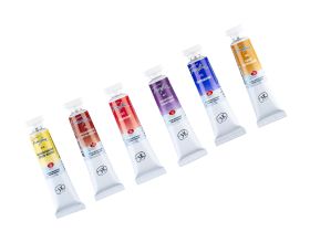 Набор акварели "Белые Ночи" Оттенки кожи, 6 туб x10 мл, пластиковый коррекс