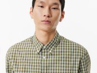 Мужская рубашка Lacoste Regular Fit в клетку