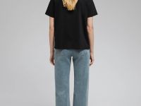 Футболка из мерсеризованного хлопка с принтом