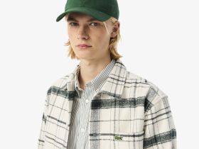 Мужская фланелевая рубашка-куртка Lacoste