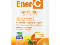 Ener-C, витамин C, смесь для приготовления мультивитаминного напитка со вкусом апельсина, без сахара, 1000 мг, 30 пакетиков, 5,35 г (0,2 унций) в каждом