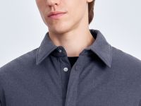 Утепленная куртка с отложным воротником