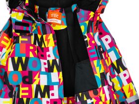 Куртка текстильная с полиуретановым покрытием для девочек