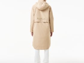Женская парка Lacoste с капюшоном