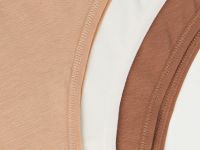 Трусы-бразилиана, 3 шт., Бежевый