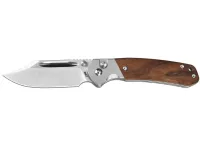 Складной нож CJRB Pyrite Bowie, сталь AR-RPM9 Polished Blade, рукоять Rosewood