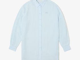 Женская лёгкая рубашка Lacoste из льна