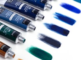 Набор масла "Малевичъ" морской пейзаж, 8 цв*12 мл