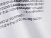 Футболка с текстовым принтом, Белый