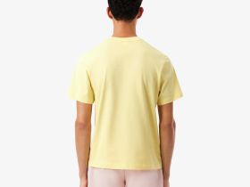 Мужская хлопковая футболка Lacoste с коротким рукавом