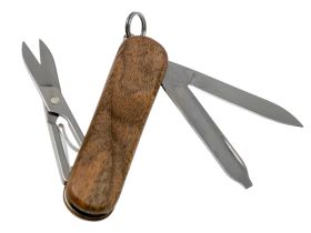 Нож перочинный Victorinox Classic SD, коричневый грецкий орех, 5 функций, 58мм