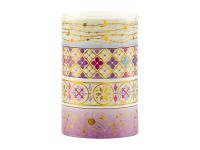 Набор клейких декоративных лент MESHU "Stars", 4 шт